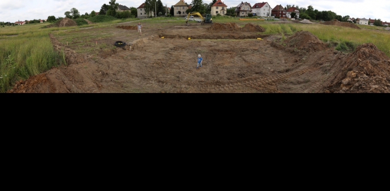 Vor Grundsteinlegung