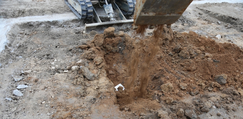 Jetzt noch zu das Loch!